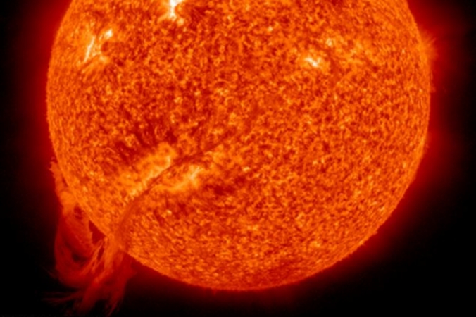 Galinga NASA kamera užfiksavo Saulės blykstelėjimą