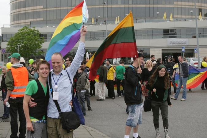 Vasarą Vilniuje turėtų vykti homoseksualų eitynės „Baltic Pride“