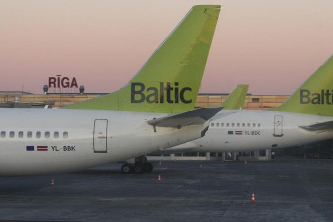 „AirBaltic“ iš Rygos atšaukė 7 skrydžius