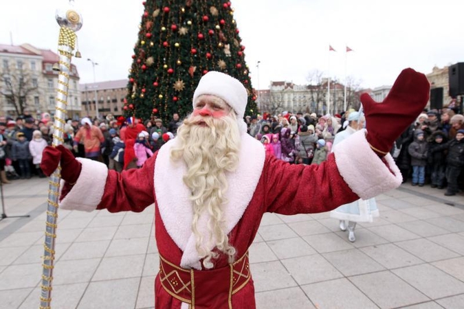 Vilniečiai Katedros aikštėje šventė stačiatikių Kalėdas