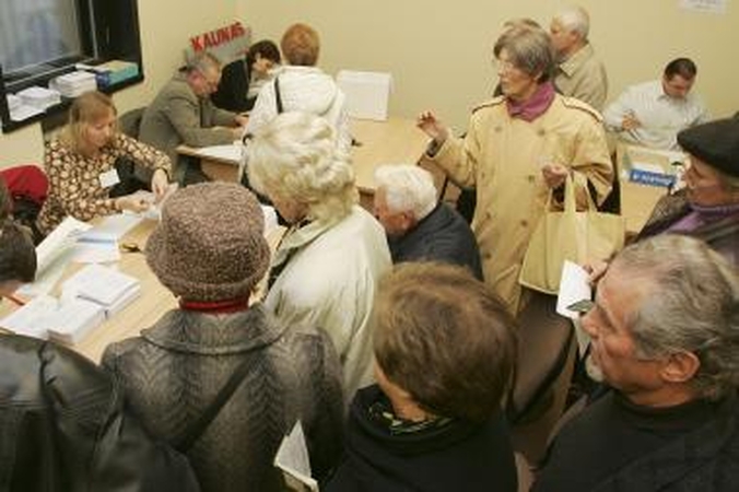 Iš anksto balsavo mažiau kauniečių nei pirmame ture