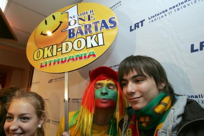 Į "Euroviziją" išlydėtas Bartas: viskas bus "Oki-doki"