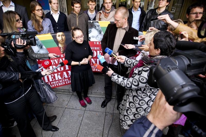 Protestuotojai: yra dalykų, kurių nevalia dergti niekam