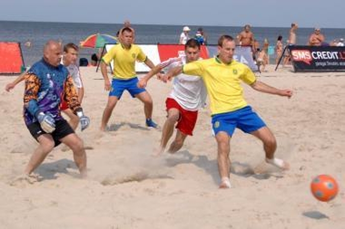 Šeštadienį bus atidarytas Lietuvos paplūdimio futbolo sezonas