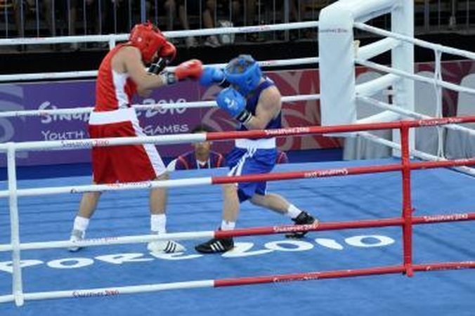 Boksininkas Evaldas Petrauskas - jaunimo olimpinių žaidynių finale