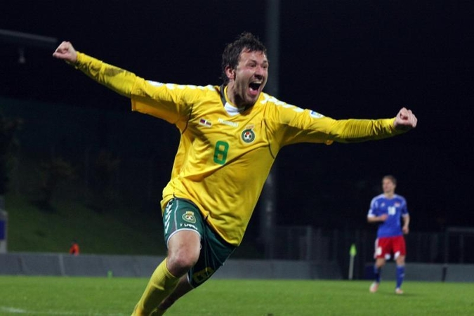 Lietuvos futbolininkai reabilitavosi: pagaliau nukautas Lichtenšteinas