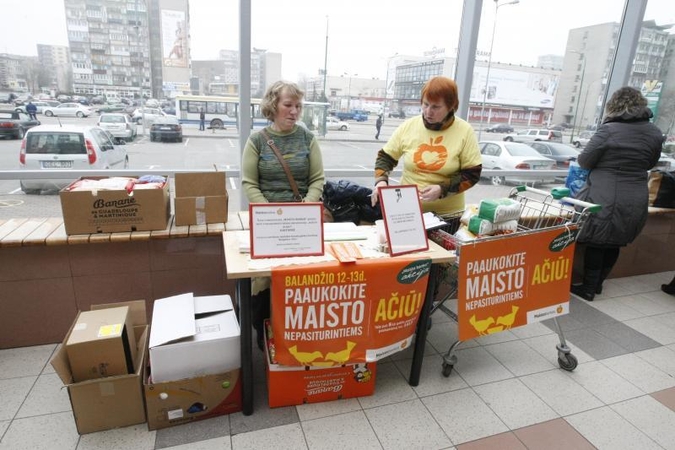 Rekordas: „Maisto bankui“ paaukota maisto produktų už 1 mln. litų