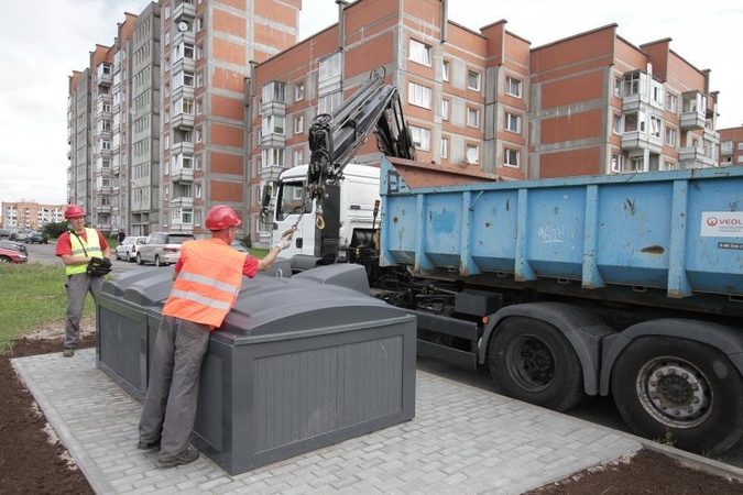 Klaipėdoje visi atliekų konteineriai bus paslėpti po žeme