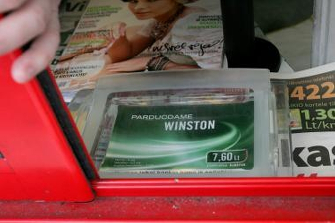 Spaudos kioskai spjovė į tabako reklamos draudimą