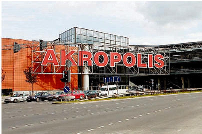 Prekybos centre "Akropolis" užfiksuotas incidentas