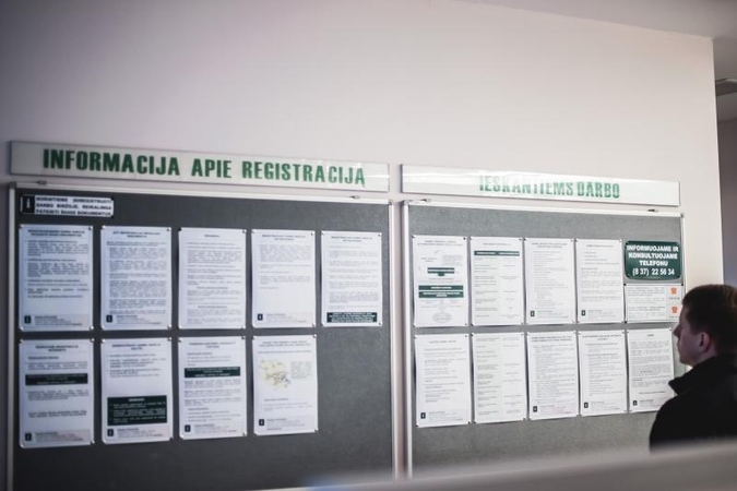 Kauno darbo biržoje – didesnis bedarbių antplūdis