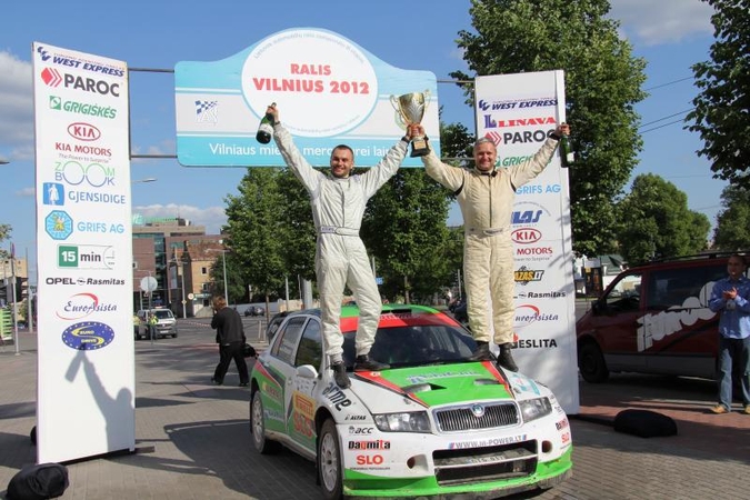 „Vilnius 2012“ ralyje triumfavo S.Girdauskas