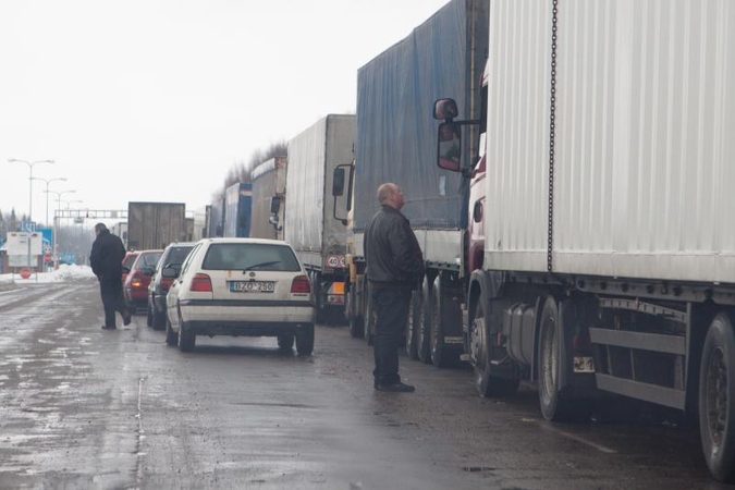 Šalčiai privertė muitininkus pasitempti 