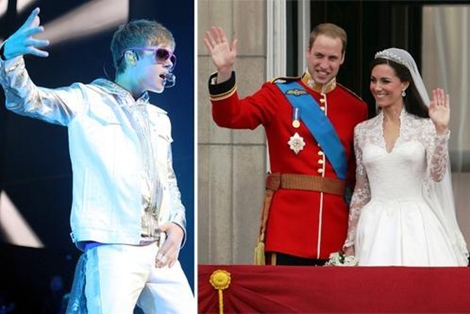 Kate Middleton ir Justinas Bieberis – jau Guinnesso rekordų knygoje