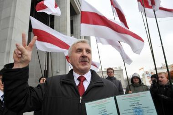 Opozicijos kandidatas į Baltarusijos prezidentus žada išvesti šalį iš sąjungos su Rusija