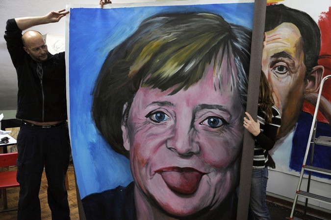 A.Merkel populiarumas pasiekė dvejų metų aukštumas