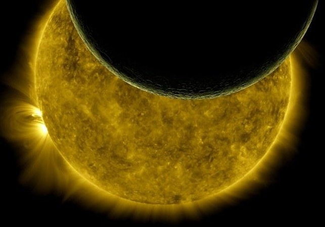 Unikaliausias saulės užtemimo kadras astronomijos istorijoje (foto)