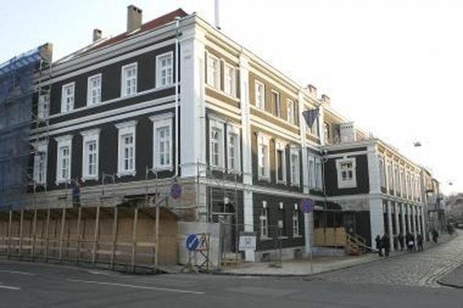 Kauno senamiesčio rakštis virs puošmena