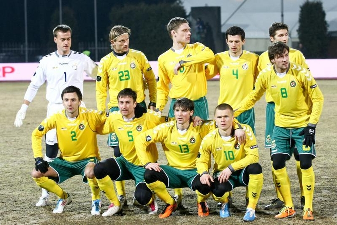 FIFA reitinge Lietuvos nacionalinė futbolo rinktinė liko 58-ta