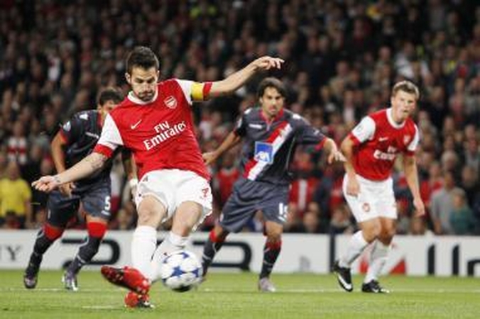 Futbolo Čempionų lyga: šeši „Arsenal“ įvarčiai