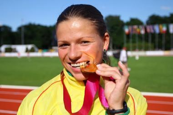 Bėgikė L.Grinčikaitė iškovojo auksą