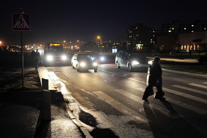 Neapšviestame Baltų prospekte vėl pralietas kraujas