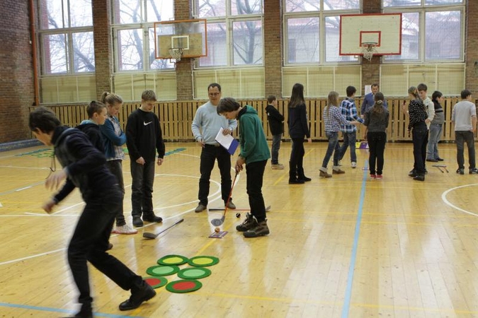 Geriausiai golfą žaidžia S.Dacho progimnazijos moksleiviai
