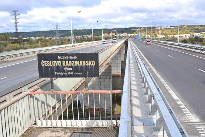 Č. Radzinausko tilto remontas – jau baigtas   