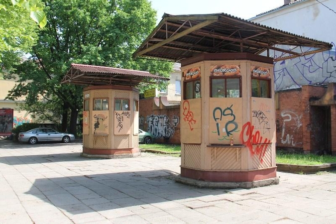 Miestą darkantys kioskai bus nugriauti  