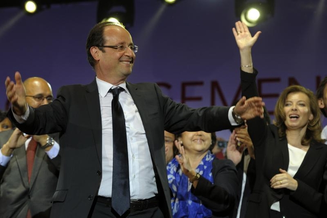 Vilniuje F.Hollande'as surinko daugiau balsų nei N.Sarkozy