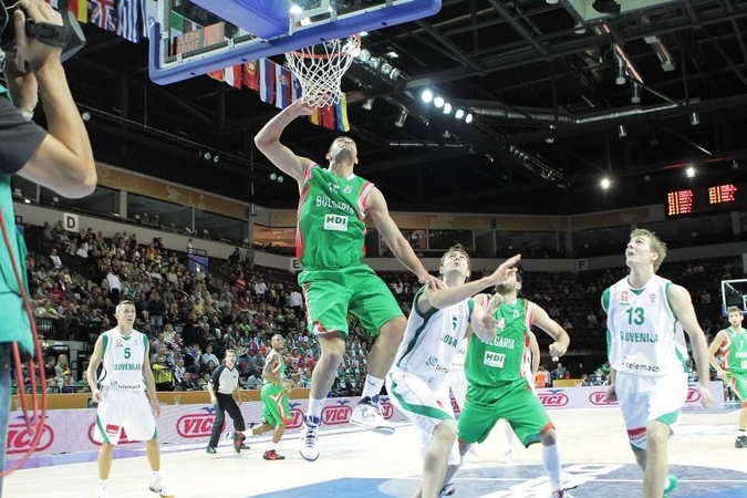 Klaipėdos arena: sunki slovėnų pergalė prieš bulgarus