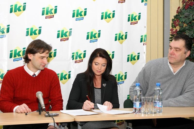 Bendradarbiaus IKI ir A.Sabonio krepšinio centras