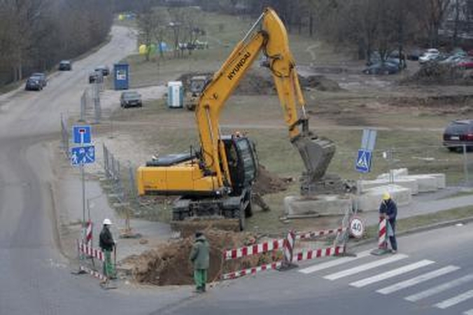 Statybininkai Klaipėdoje elektrą pradangino keturiskart