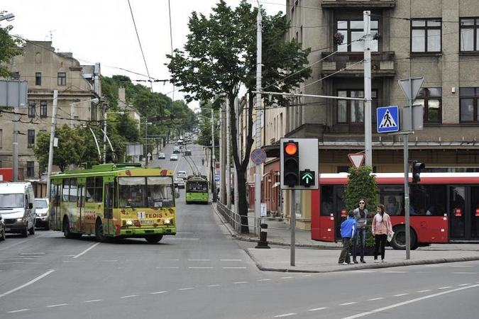 Šviesoforai     Kaune genda     nuolat  