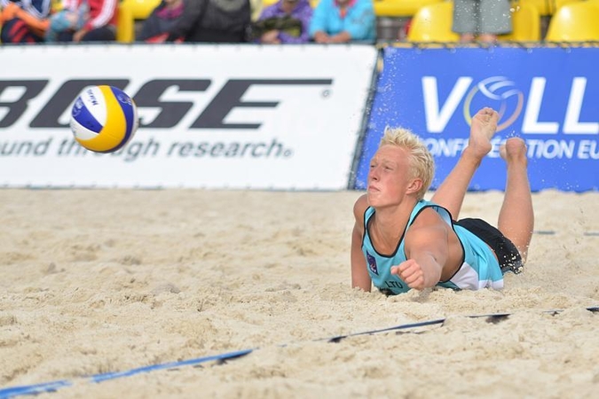 Lietuvos tinklininkai pergalingai žaidžia čempionate Vilniuje