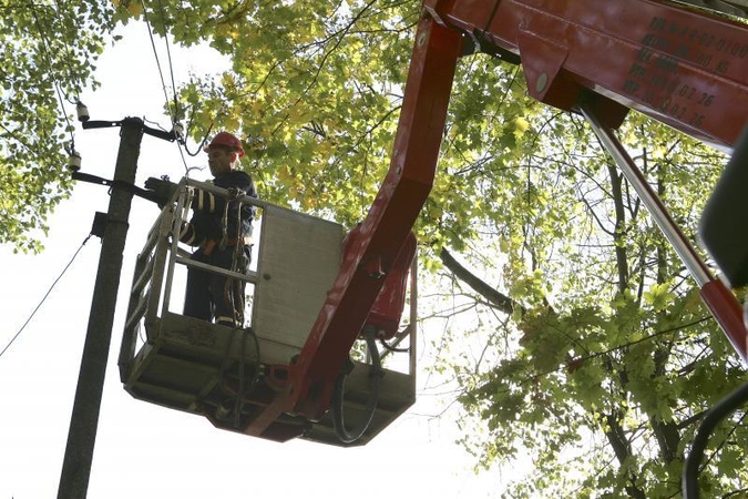 Škvalas be elektros buvo palikęs šimtus kauniečių