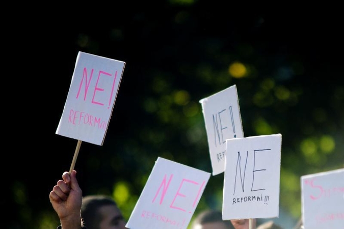 Ką nubaus dėl nesankcionuoto moksleivių mitingo?