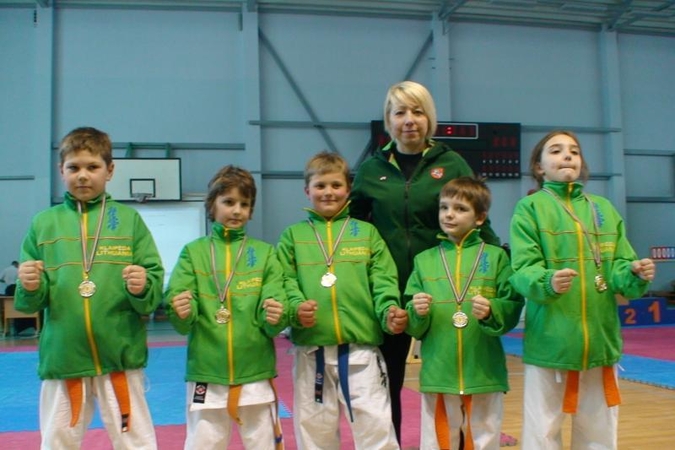 Klaipėdos vaikų pergalės Latvijoje, karatė čempionate