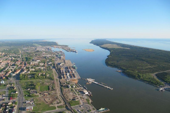 Uoste - gylių matavimo laivo „Lotas“ krikštynos