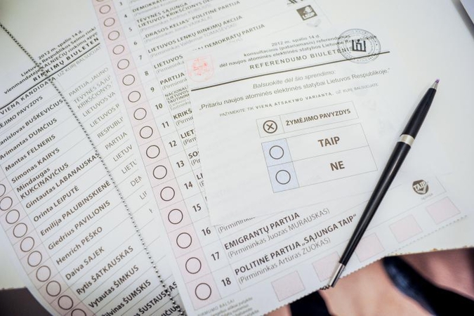 Referendumas įvyko, atominės statybai nepritarta (atnaujinta 10:35)