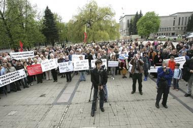 Nuolatine protesto akcijų vieta Kaune siūloma paskelbti Vienybės aikštę