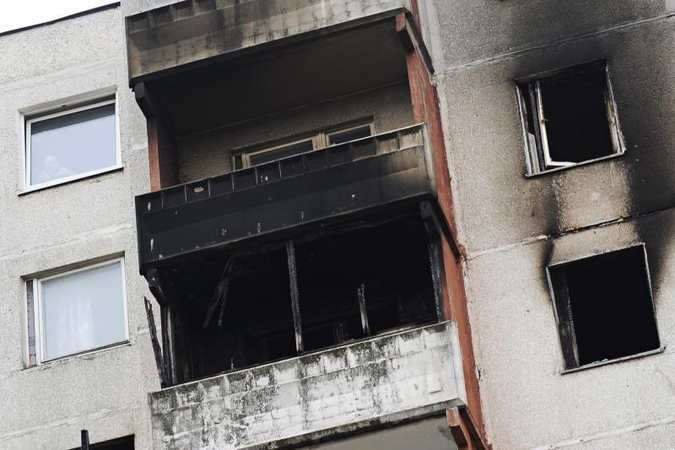 Apdegusiam Šilainių daugiabučiui – pusė žadėtos sumos