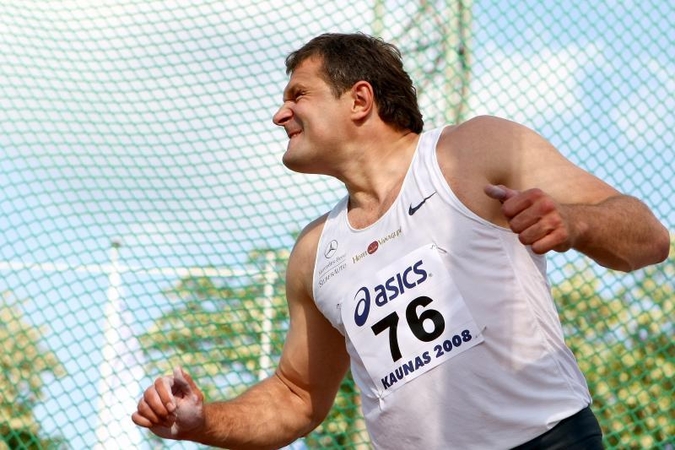 Virgilijus Alekna pateko į disko metimo rungties finalą