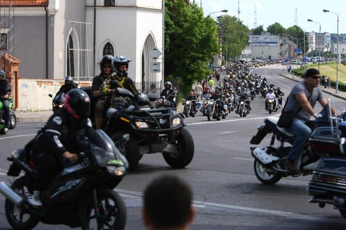 Savaitgalį Kaune vėl riaumos motociklai 