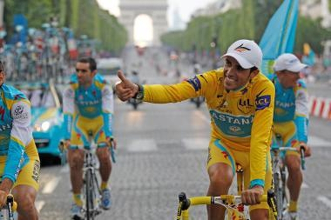 "Toure de France" čempionas A.Contadoras įtariamas vartojęs dopingą