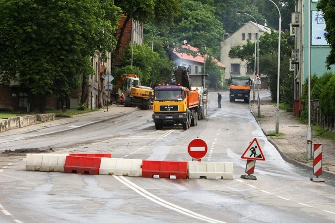 Teks apsišarvuoti kantrybe: nuo pirmadienio uždaryta Parodos gatvė