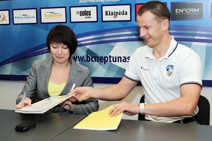 Klaipėdos arena ir „Neptūnas“ pasirašė sutartį