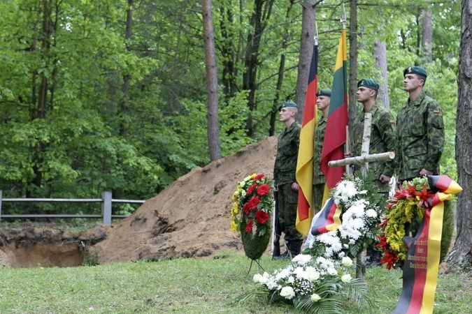 Vilniuje perlaidoti vokiečių karių palaikai
