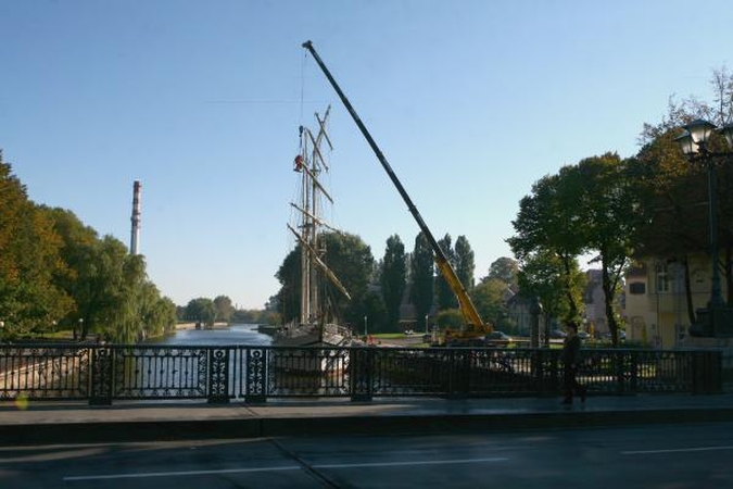 Tvarkomas "Meridiano" stiebas