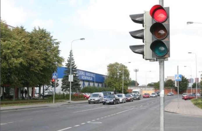 Klaipėdos Minijos gatvėje neveikė šviesoforas